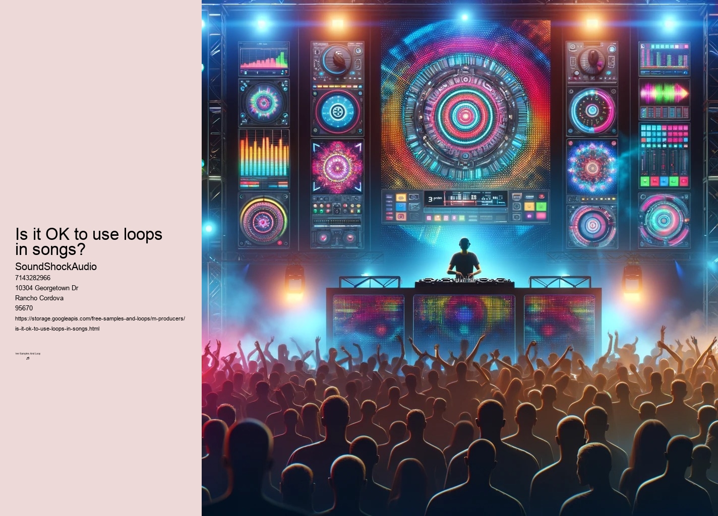 Is it OK to use loops in songs?